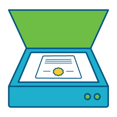 transcript scanner icon