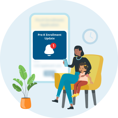 Automate communications - Pre-K Enrollment Update-littlegirl